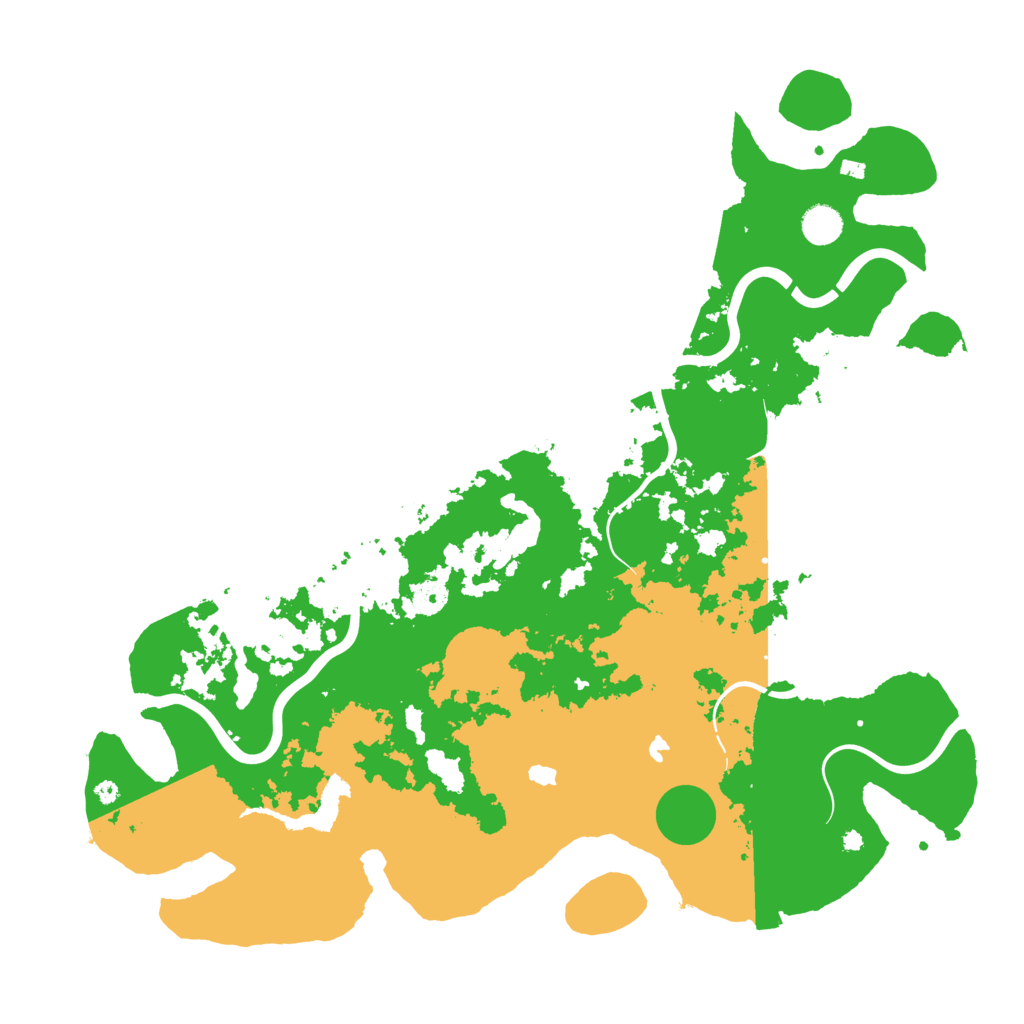 Biome Rust Map: Procedural Map, Size: 4500, Seed: 517081414