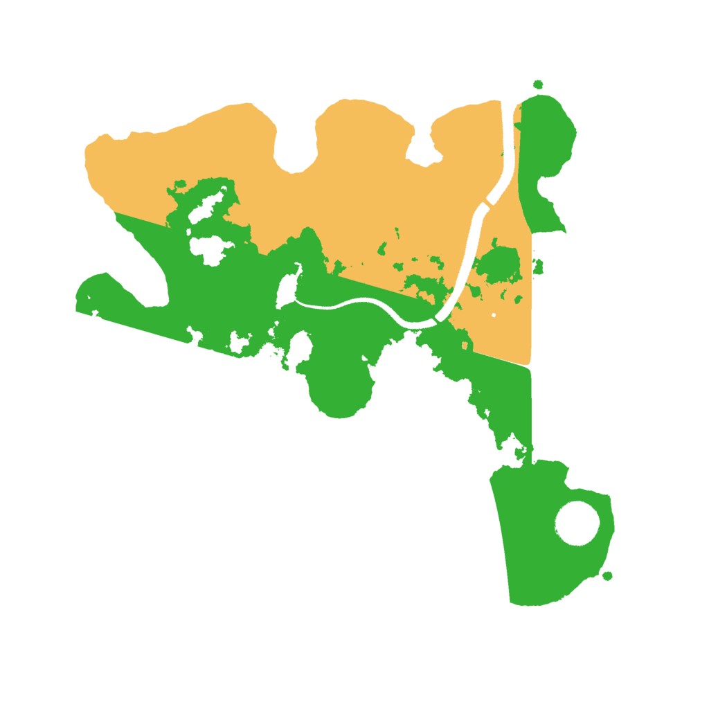 Biome Rust Map: Procedural Map, Size: 3000, Seed: 28950