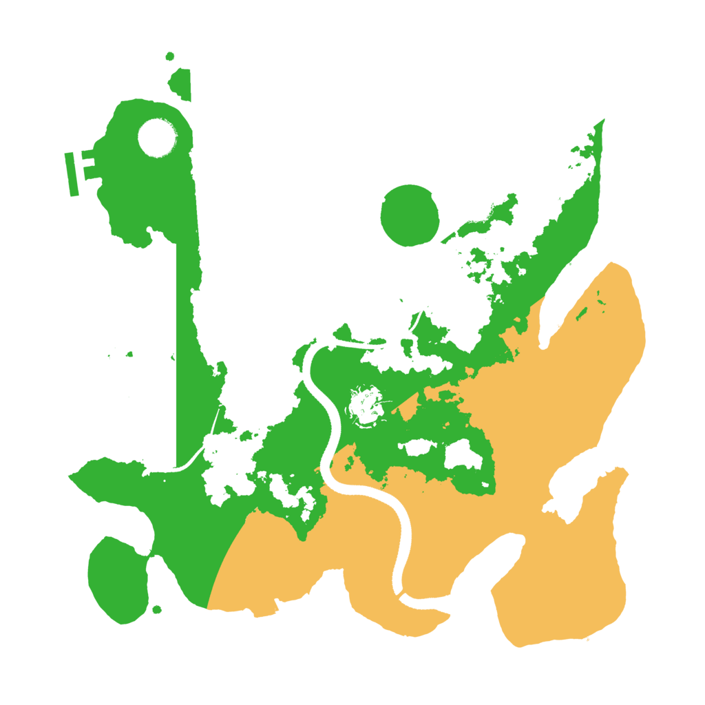 Biome Rust Map: Procedural Map, Size: 3250, Seed: 498425336