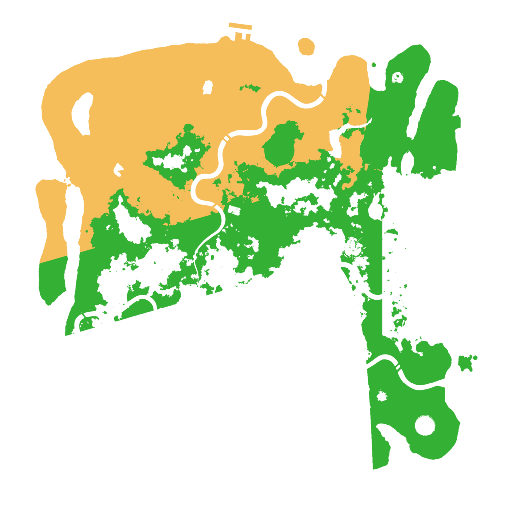 Biome Rust Map: Procedural Map, Size: 4500, Seed: 27275