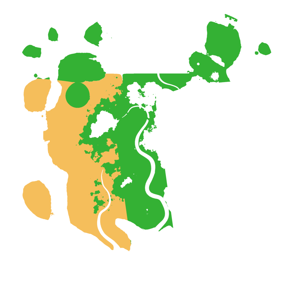 Biome Rust Map: Procedural Map, Size: 3250, Seed: 1474891944