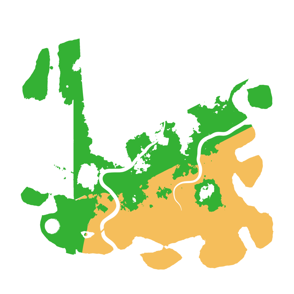 Biome Rust Map: Procedural Map, Size: 3500, Seed: 1767239909