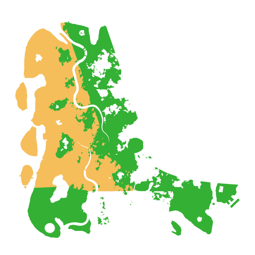 Biome Rust Map: Procedural Map, Size: 4500, Seed: 450172503