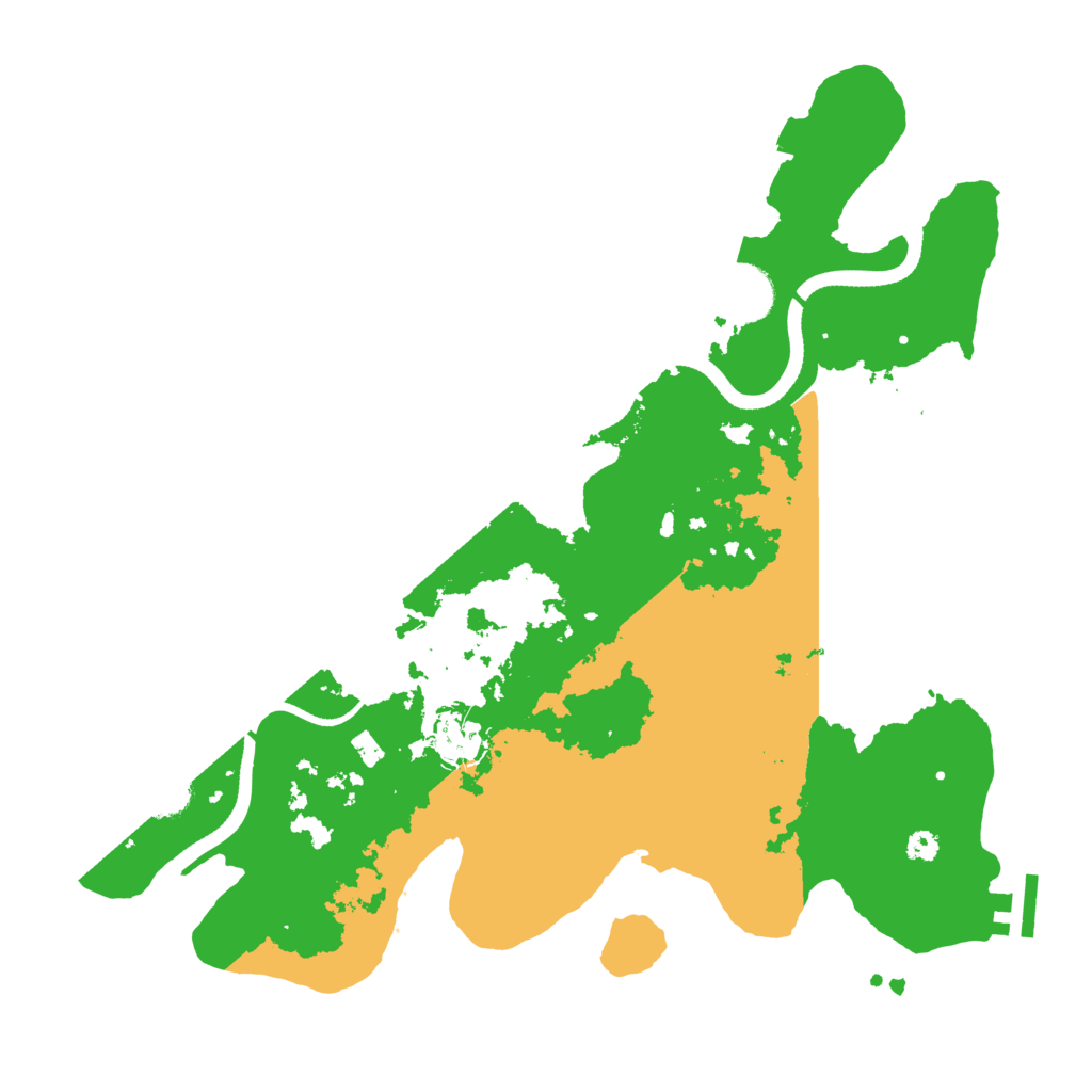 Biome Rust Map: Procedural Map, Size: 3500, Seed: 1112026