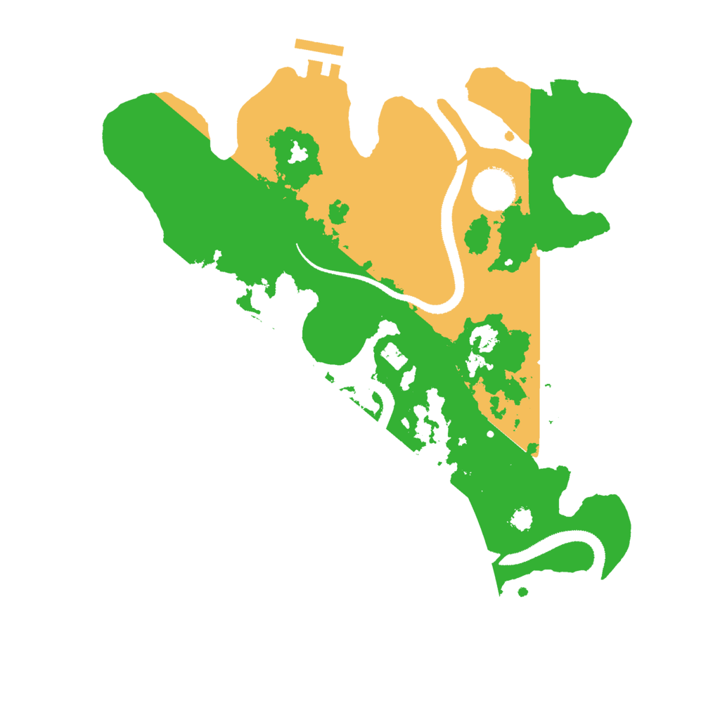 Biome Rust Map: Procedural Map, Size: 3000, Seed: 79559