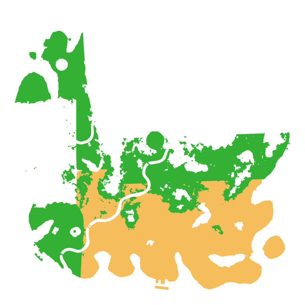 Biome Rust Map: Procedural Map, Size: 4500, Seed: 493079082
