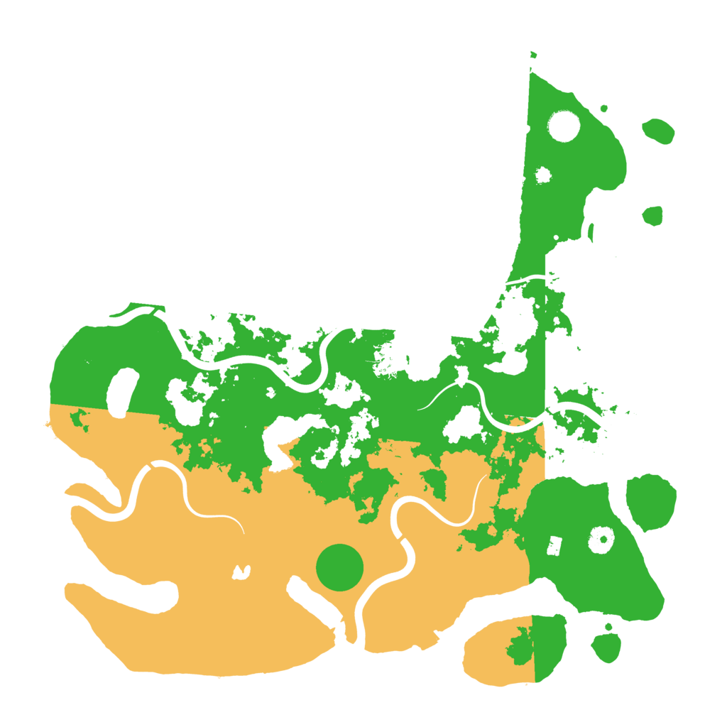 Biome Rust Map: Procedural Map, Size: 4050, Seed: 1303407853