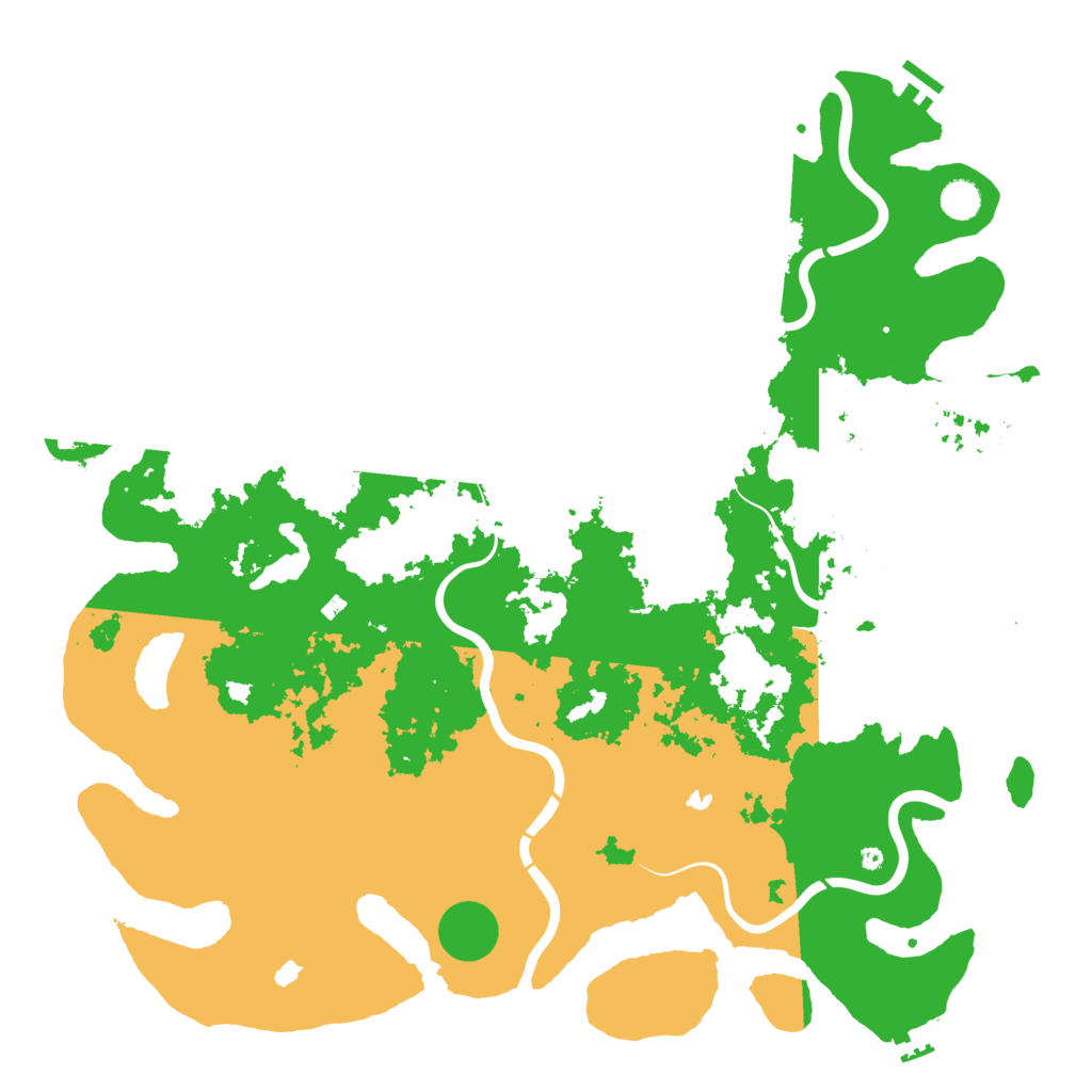 Biome Rust Map: Procedural Map, Size: 4800, Seed: 1303407853