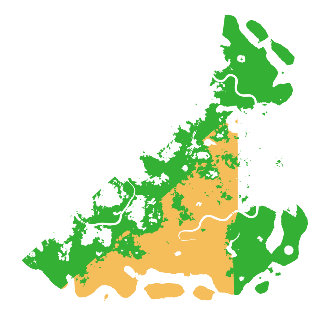 Biome Rust Map: Procedural Map, Size: 6000, Seed: 91804999