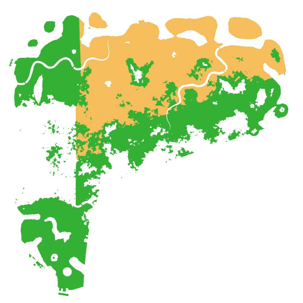 Biome Rust Map: Procedural Map, Size: 6000, Seed: 1924735945