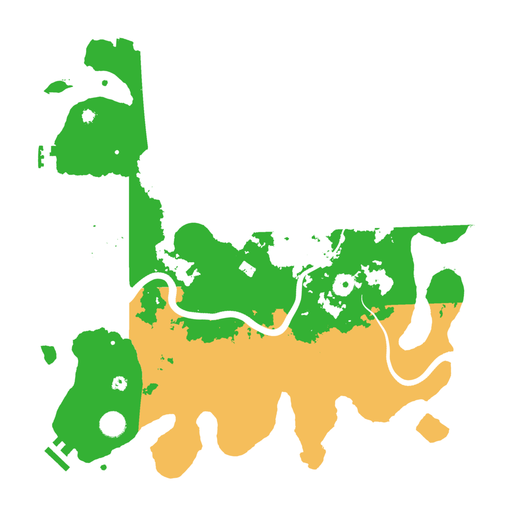 Biome Rust Map: Procedural Map, Size: 3500, Seed: 1270138307