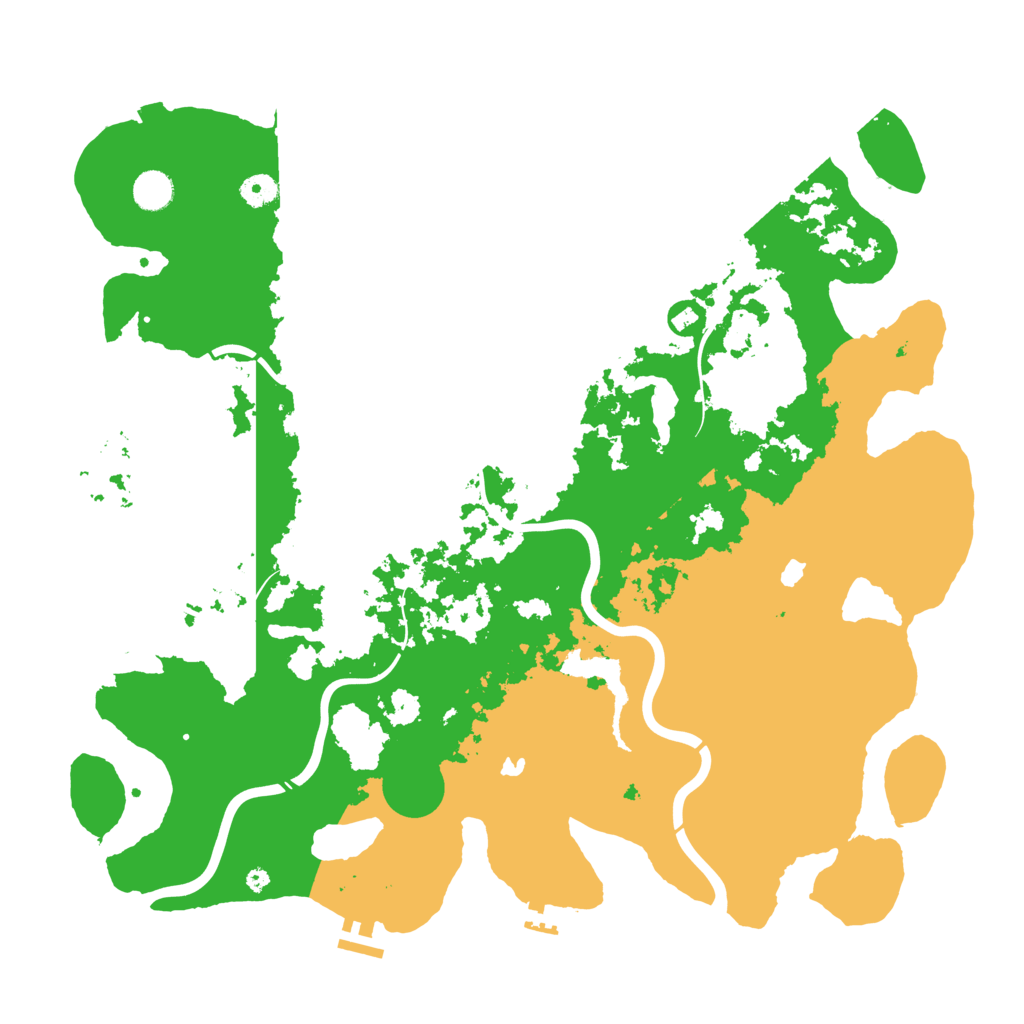 Biome Rust Map: Procedural Map, Size: 4500, Seed: 1252847337