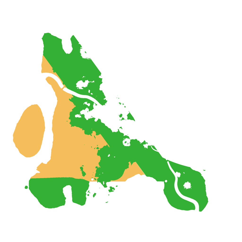 Biome Rust Map: Procedural Map, Size: 3000, Seed: 34175
