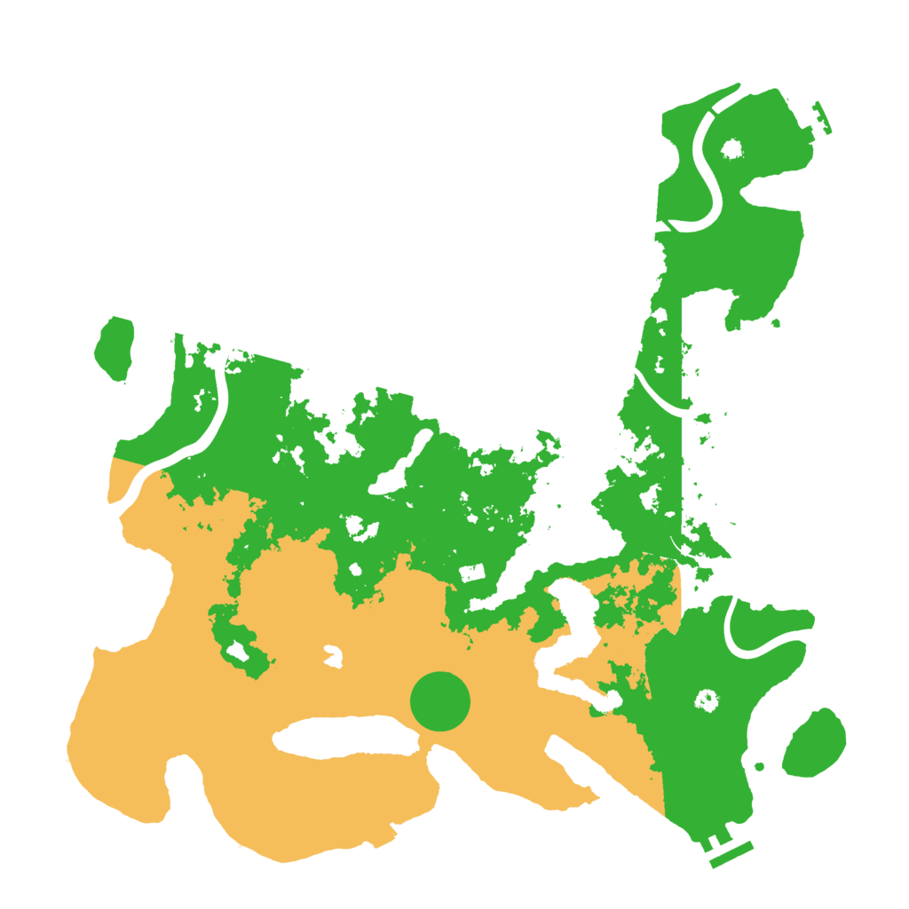 Biome Rust Map: Procedural Map, Size: 4000, Seed: 1443960854
