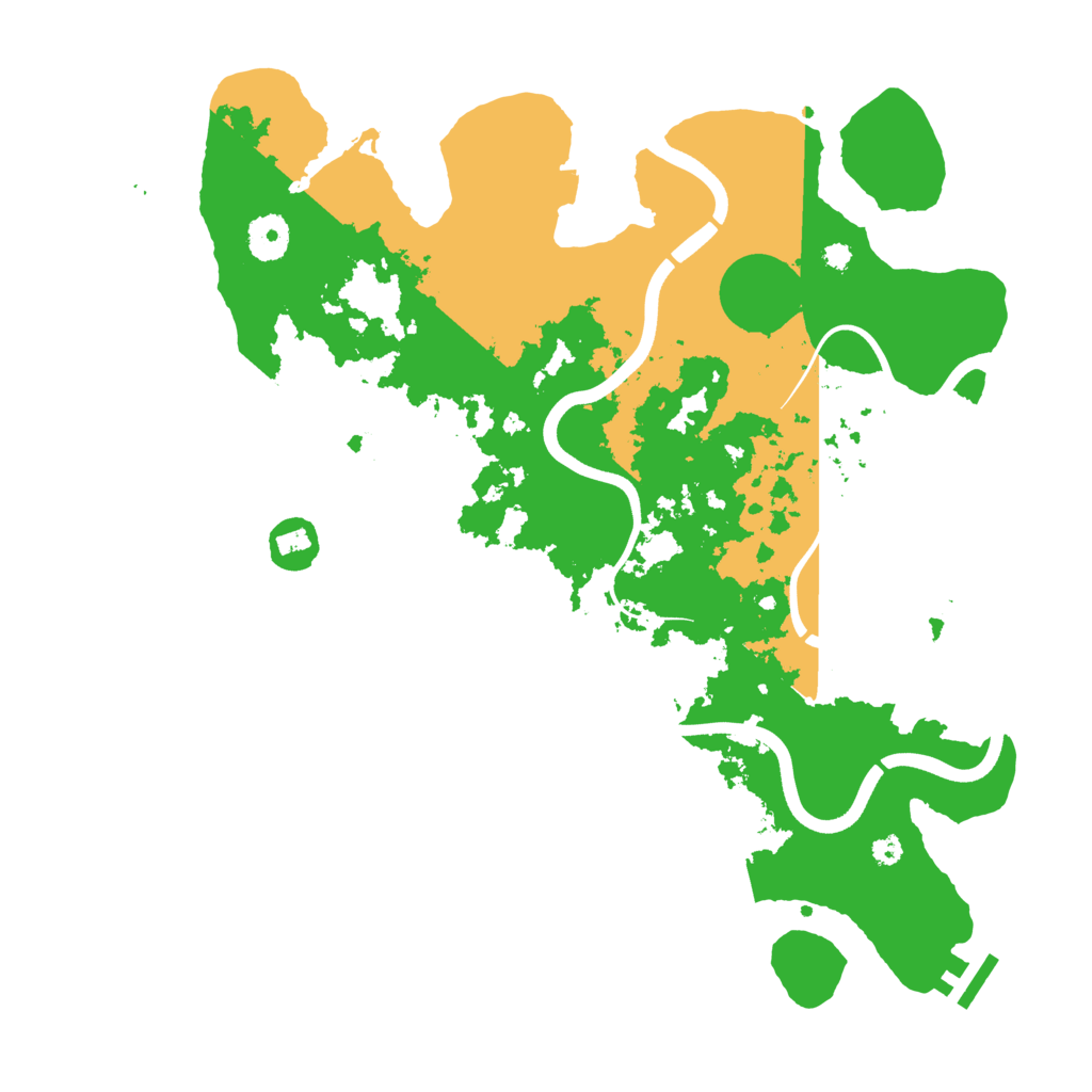 Biome Rust Map: Procedural Map, Size: 3700, Seed: 1188848679