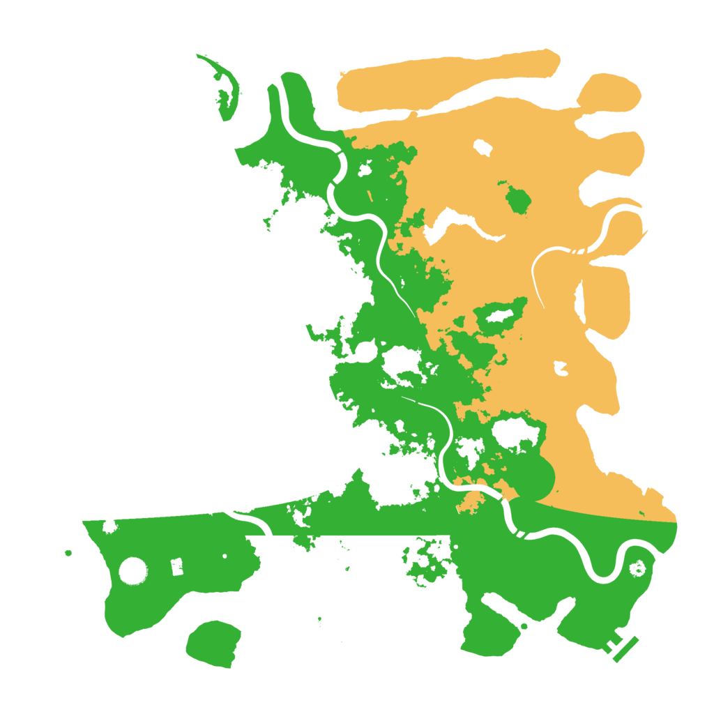 Biome Rust Map: Procedural Map, Size: 4500, Seed: 1454512385