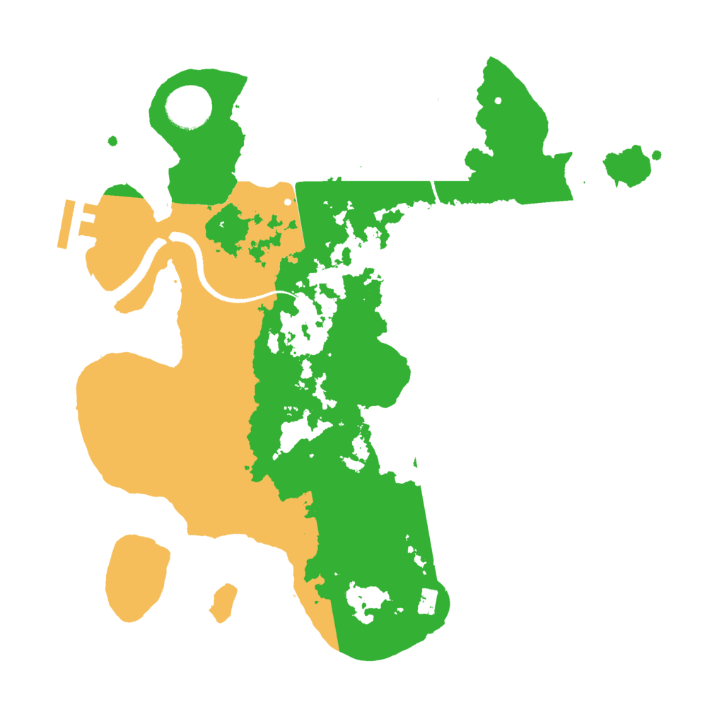 Biome Rust Map: Procedural Map, Size: 3000, Seed: 1384531811