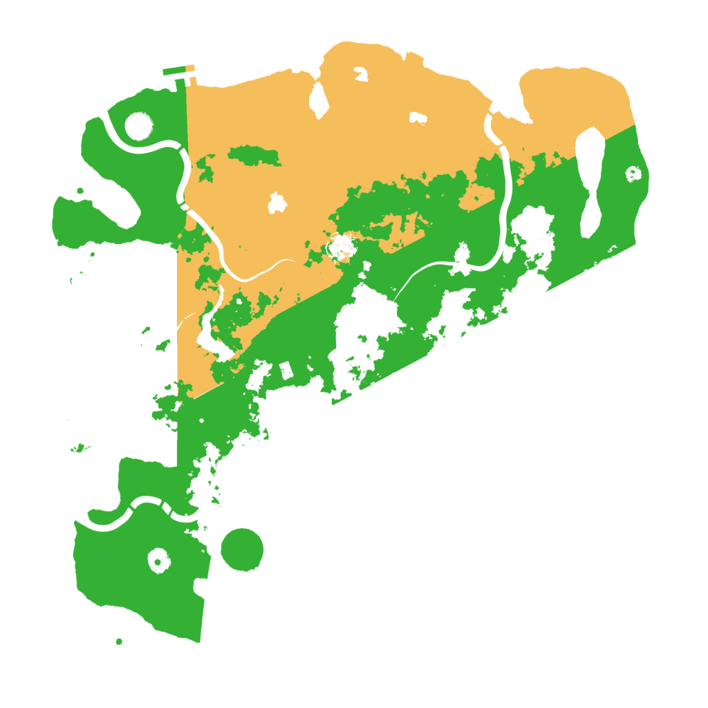 Biome Rust Map: Procedural Map, Size: 4500, Seed: 519283037