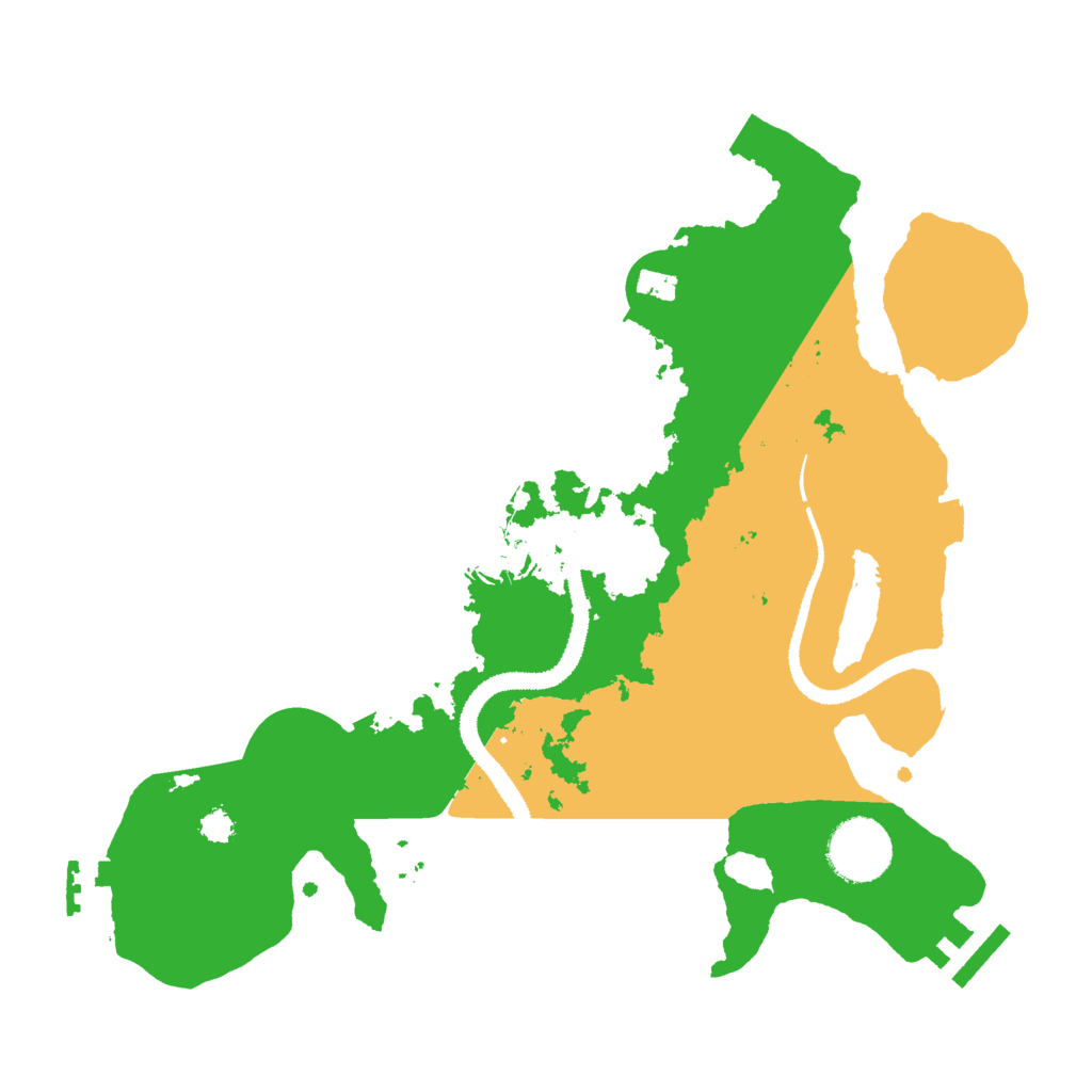 Biome Rust Map: Procedural Map, Size: 3000, Seed: 234347