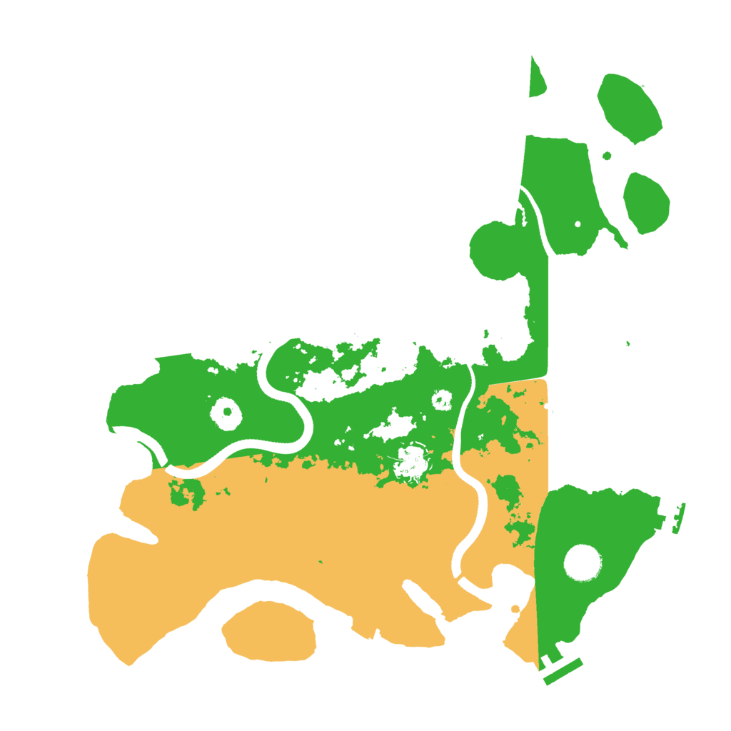 Biome Rust Map: Procedural Map, Size: 3500, Seed: 1126623735