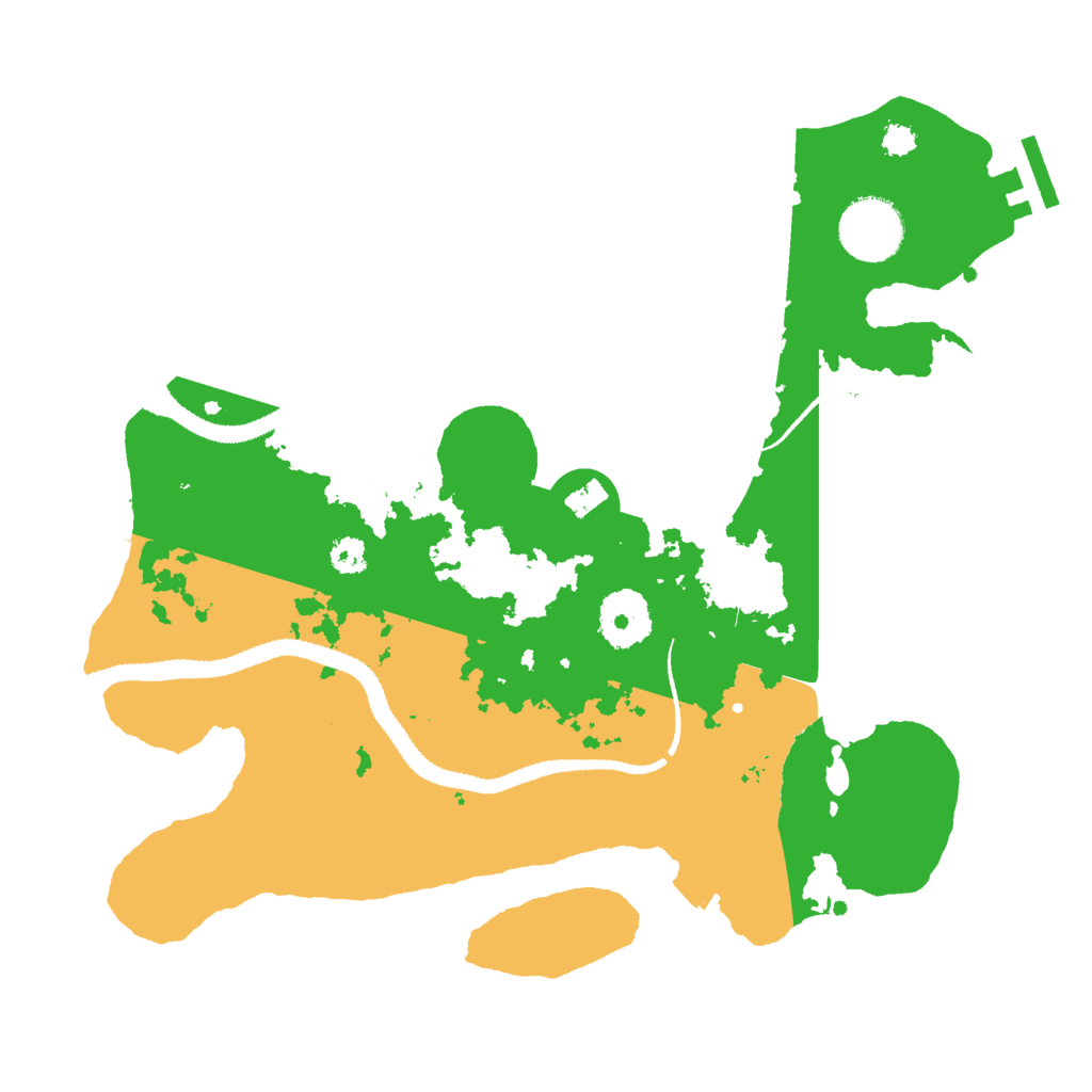 Biome Rust Map: Procedural Map, Size: 3000, Seed: 83267