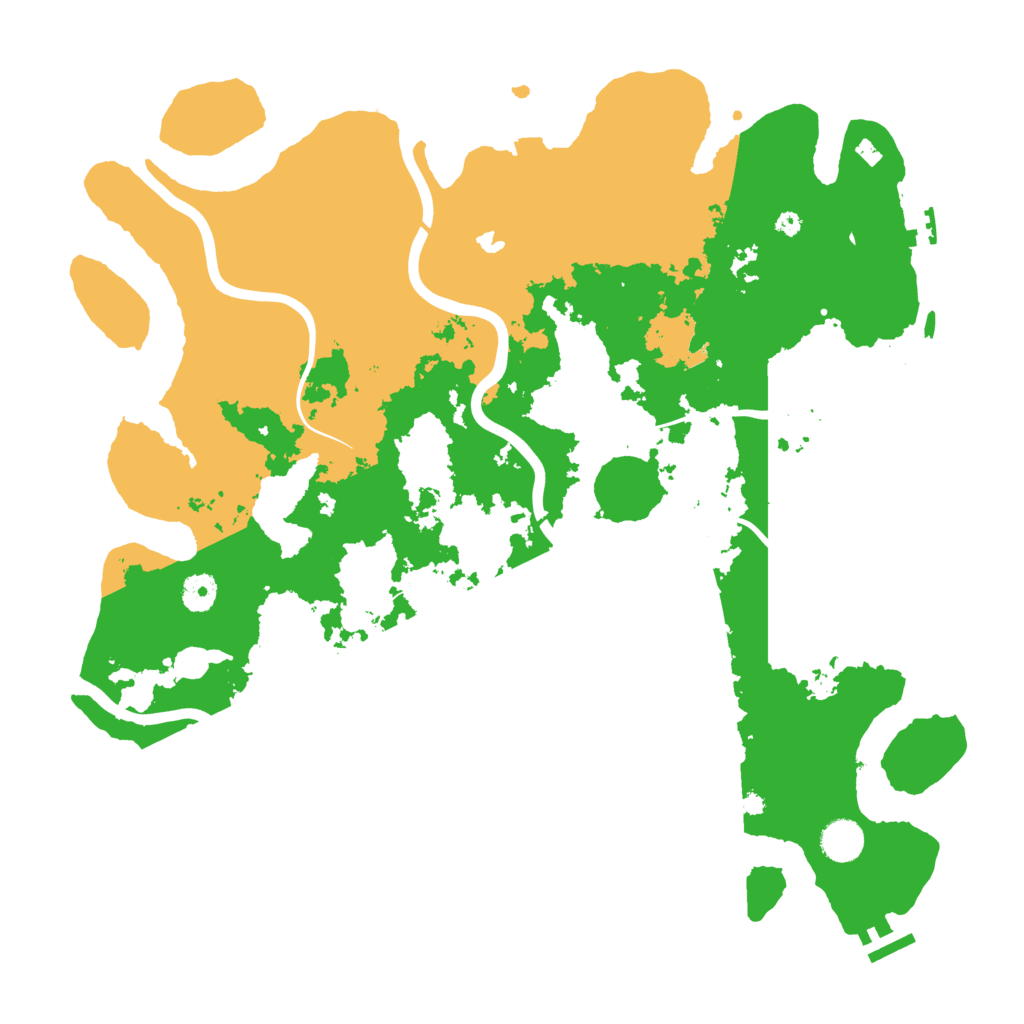 Biome Rust Map: Procedural Map, Size: 4200, Seed: 489586176