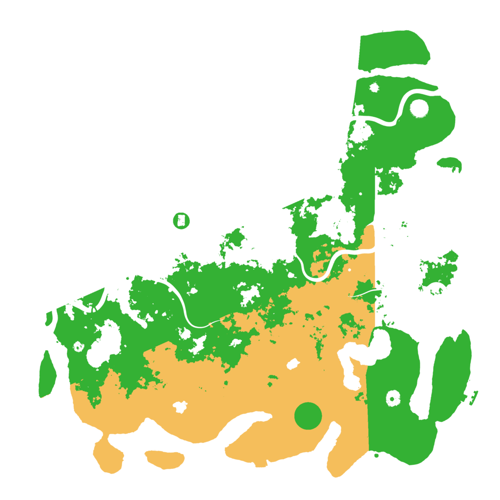 Biome Rust Map: Procedural Map, Size: 4800, Seed: 471609963
