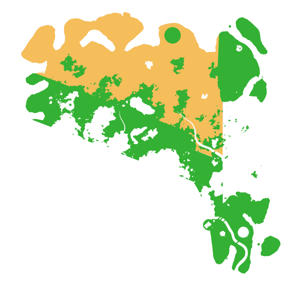Biome Rust Map: Procedural Map, Size: 4800, Seed: 978974701