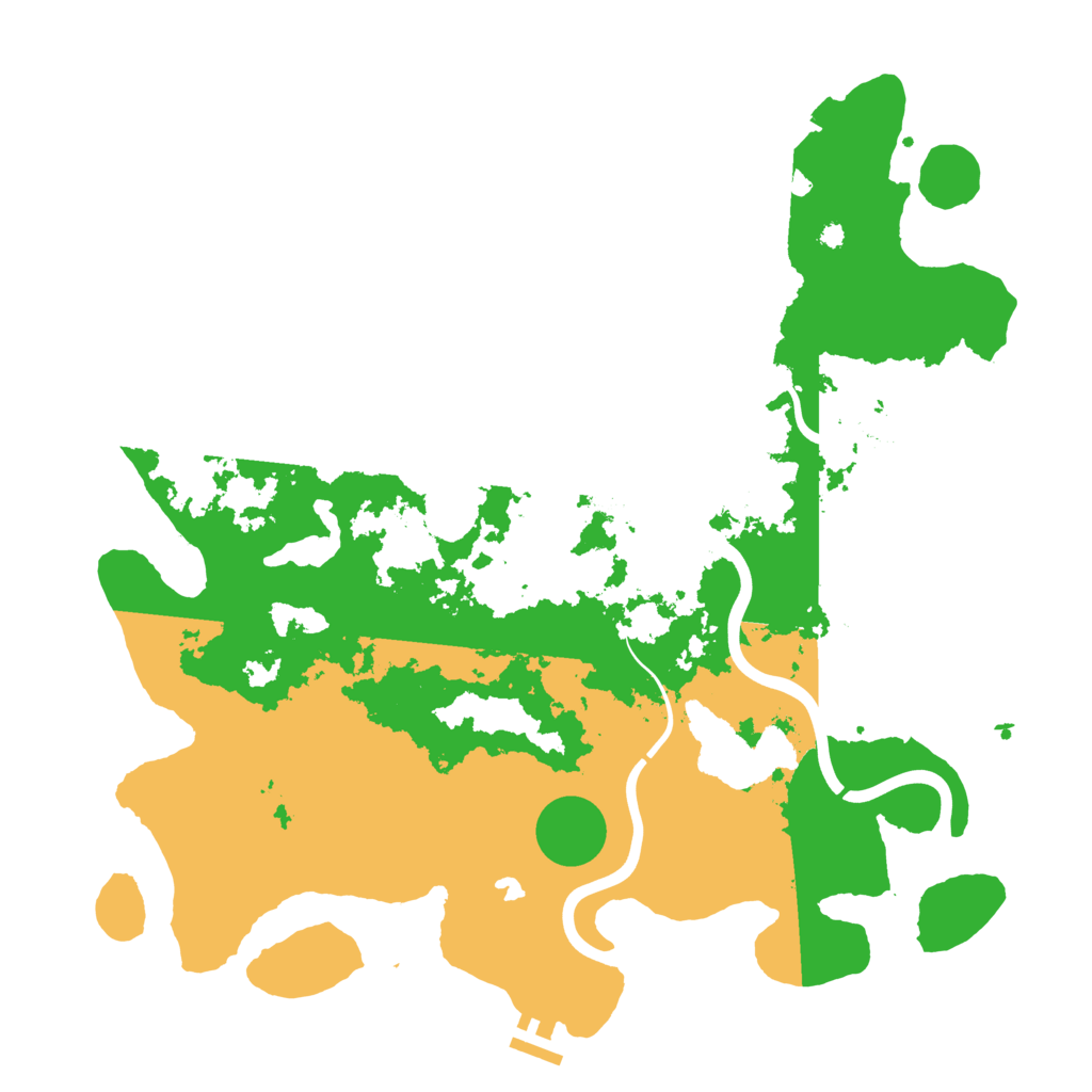 Biome Rust Map: Procedural Map, Size: 4096, Seed: 1135992924