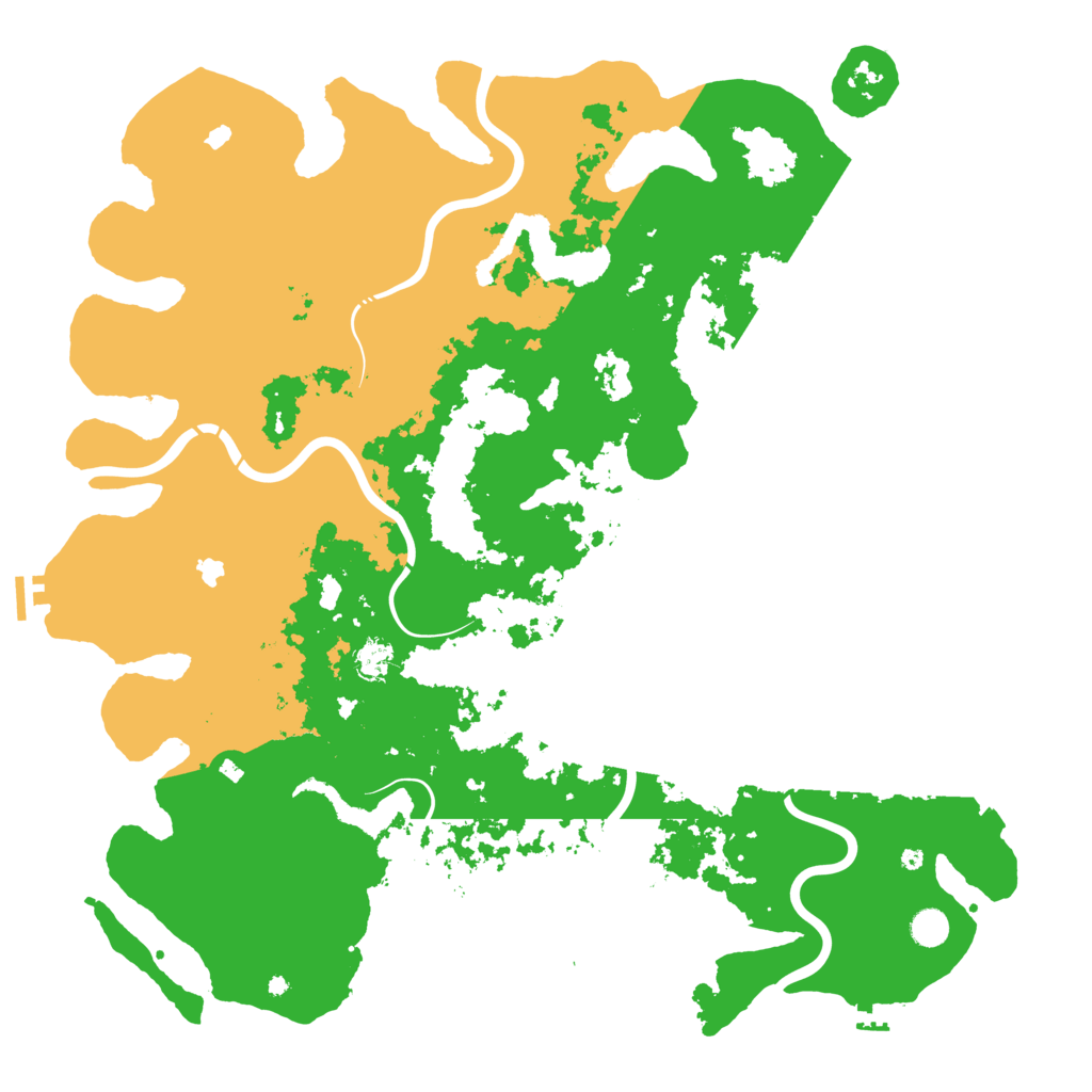Biome Rust Map: Procedural Map, Size: 5000, Seed: 975037228
