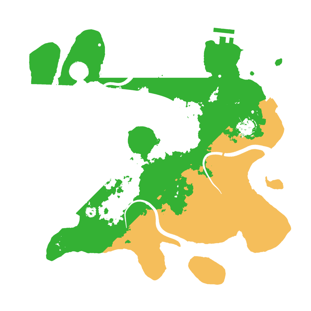 Biome Rust Map: Procedural Map, Size: 3000, Seed: 2094711337