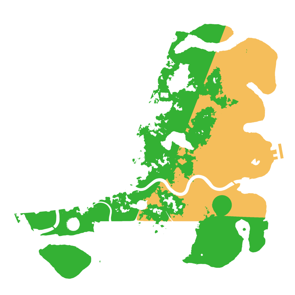 Biome Rust Map: Procedural Map, Size: 4000, Seed: 173867