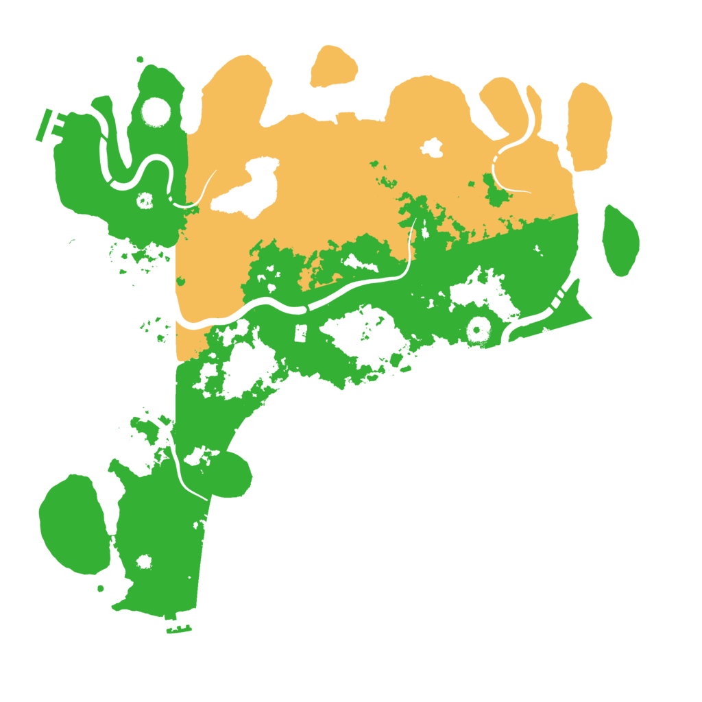 Biome Rust Map: Procedural Map, Size: 4250, Seed: 299056426