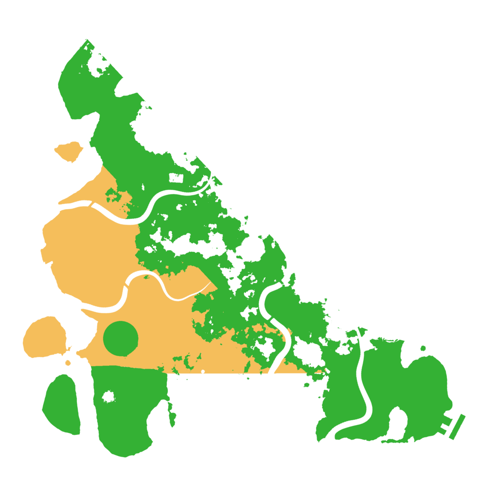 Biome Rust Map: Procedural Map, Size: 3750, Seed: 425973400