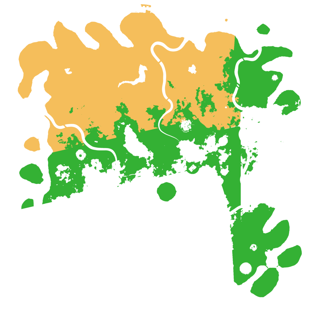 Biome Rust Map: Procedural Map, Size: 4800, Seed: 195272134