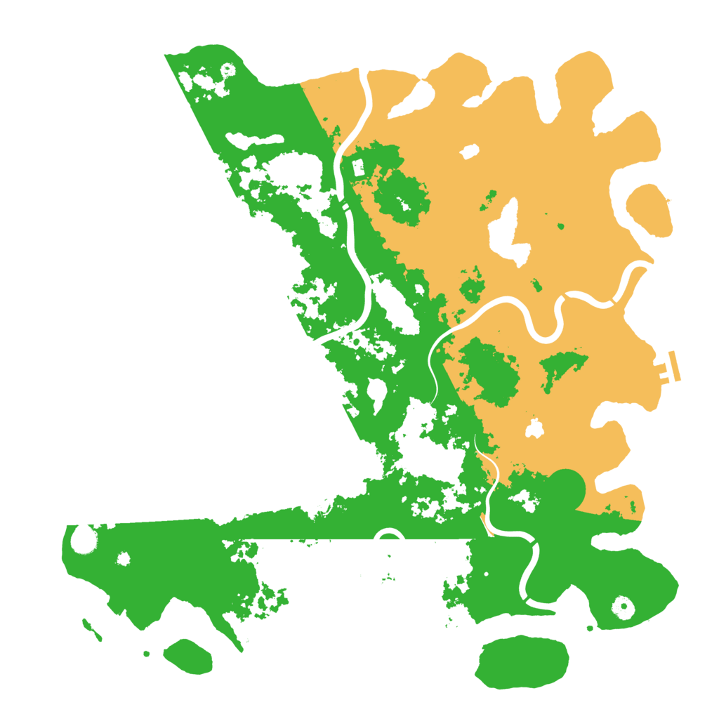 Biome Rust Map: Procedural Map, Size: 4750, Seed: 1617744607