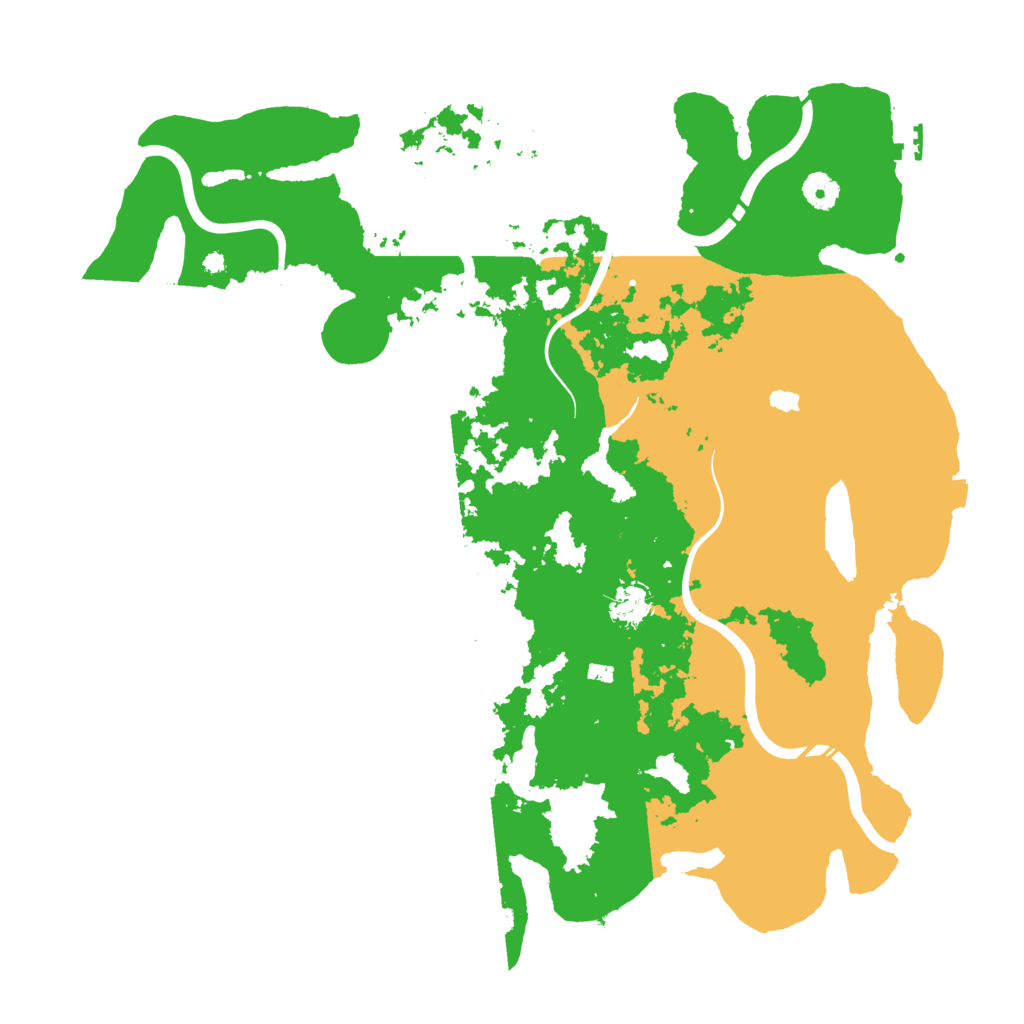 Biome Rust Map: Procedural Map, Size: 4250, Seed: 498878