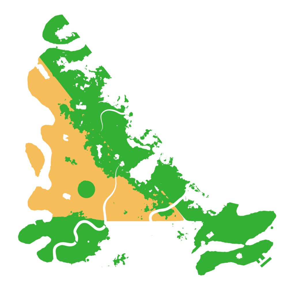 Biome Rust Map: Procedural Map, Size: 4500, Seed: 184956084