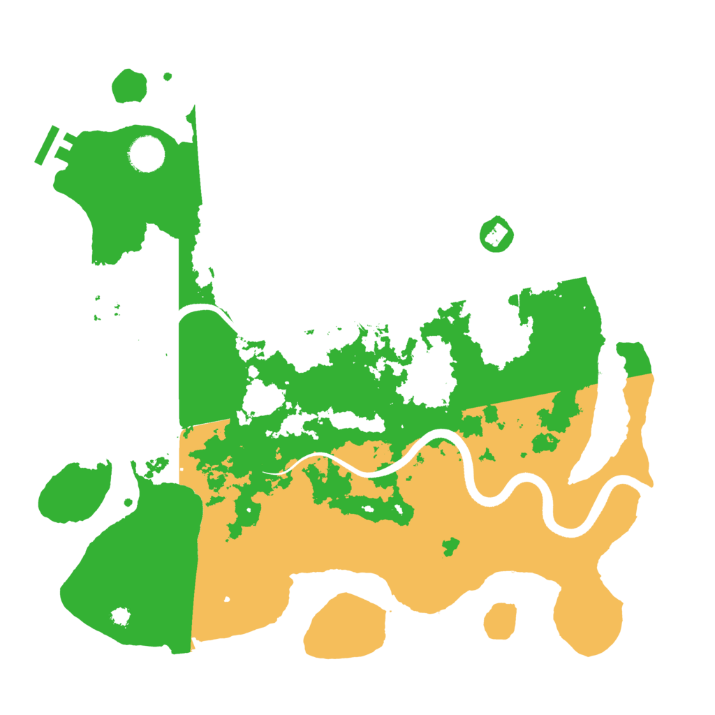 Biome Rust Map: Procedural Map, Size: 3500, Seed: 919856972
