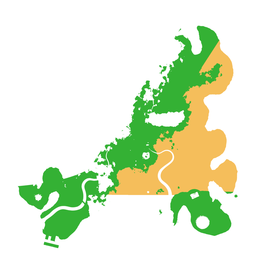 Biome Rust Map: Procedural Map, Size: 3500, Seed: 789523158