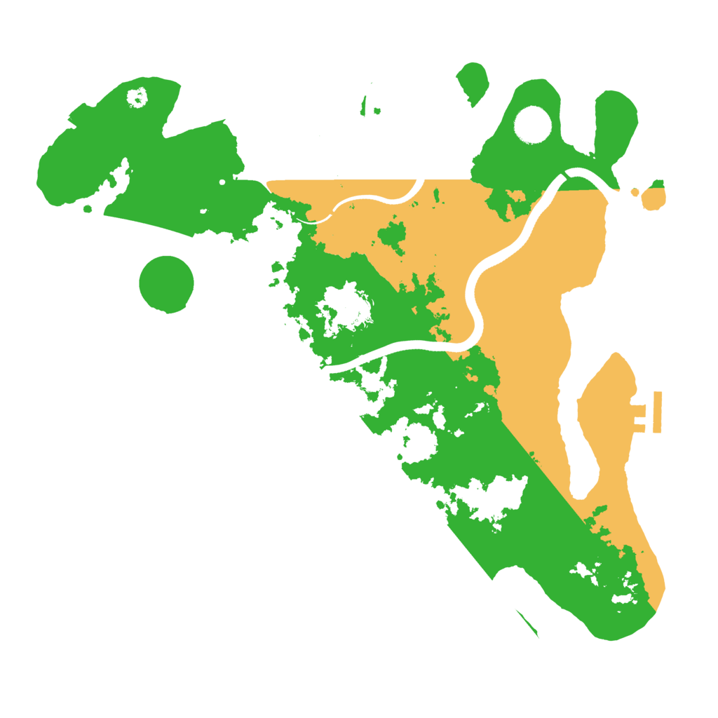 Biome Rust Map: Procedural Map, Size: 3500, Seed: 465178729