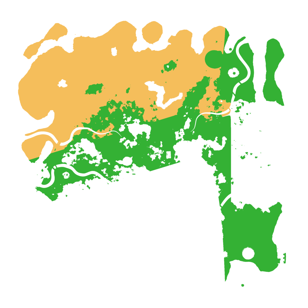 Biome Rust Map: Procedural Map, Size: 4500, Seed: 962169648