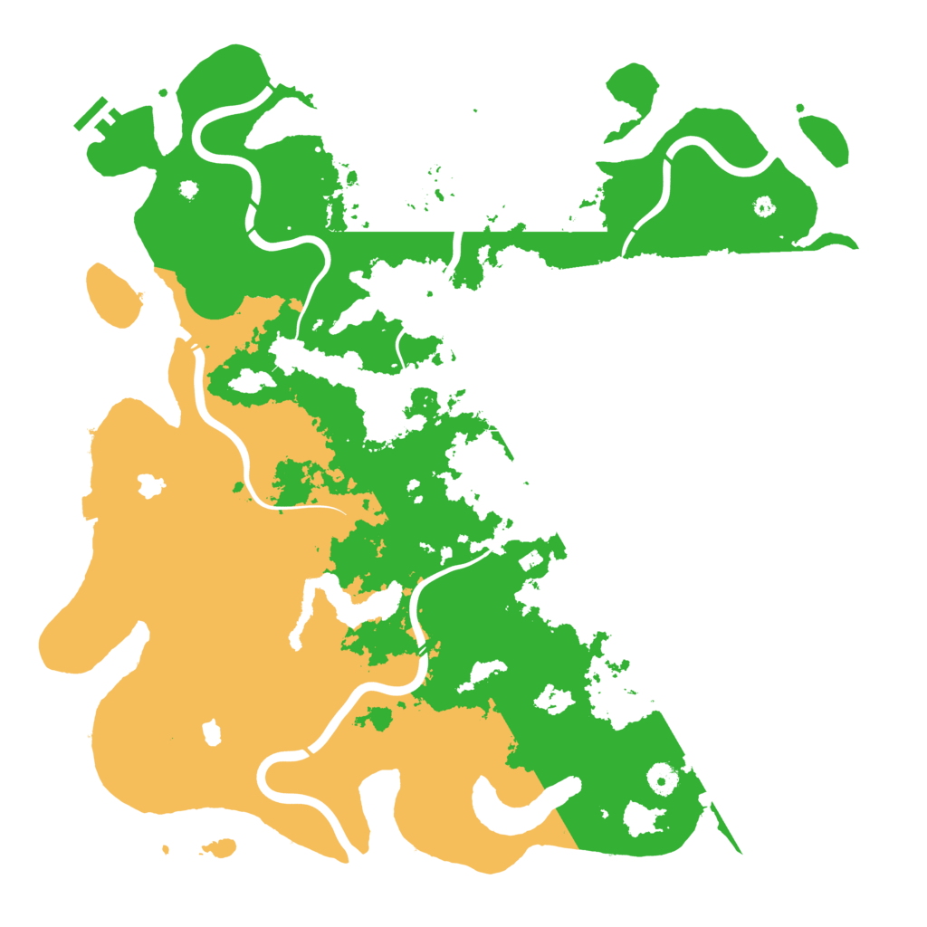 Biome Rust Map: Procedural Map, Size: 4500, Seed: 1128401765