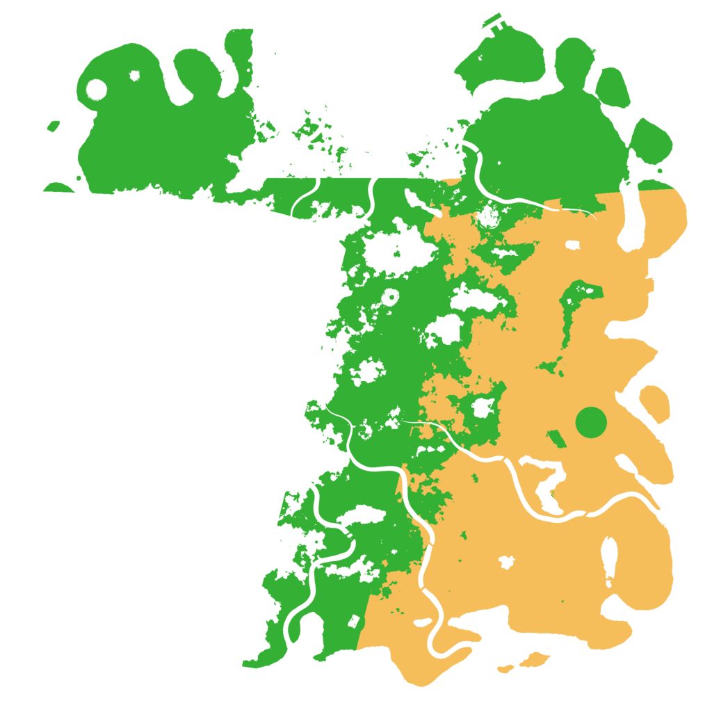 Biome Rust Map: Procedural Map, Size: 6000, Seed: 1706291230
