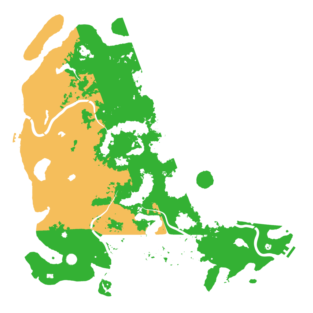 Biome Rust Map: Procedural Map, Size: 5000, Seed: 285736