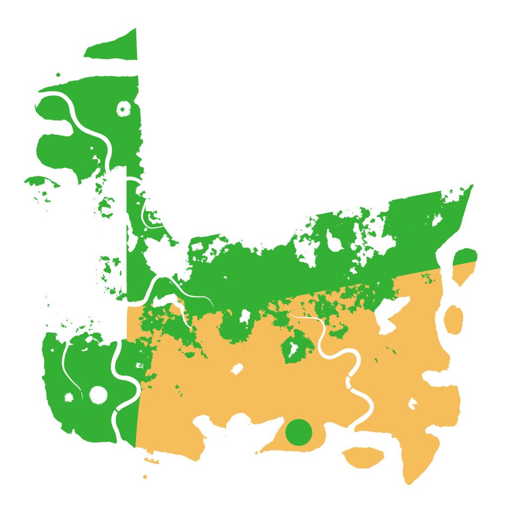 Biome Rust Map: Procedural Map, Size: 5000, Seed: 65629923