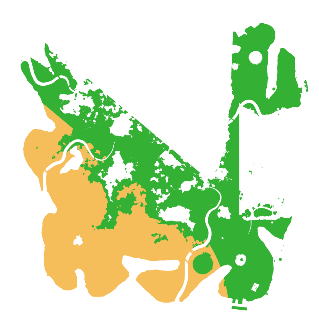 Biome Rust Map: Procedural Map, Size: 4250, Seed: 50090000