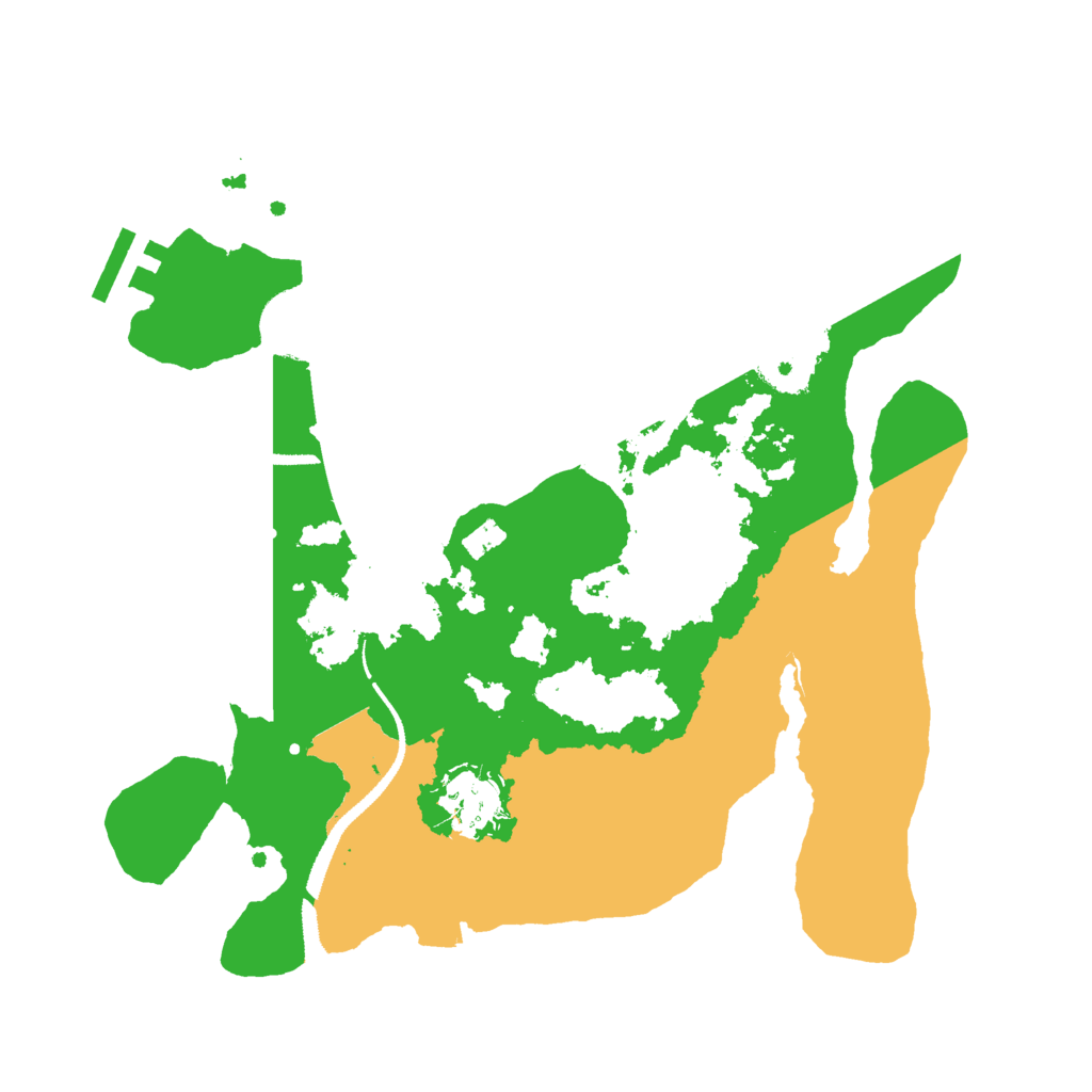 Biome Rust Map: Procedural Map, Size: 2900, Seed: 539899342