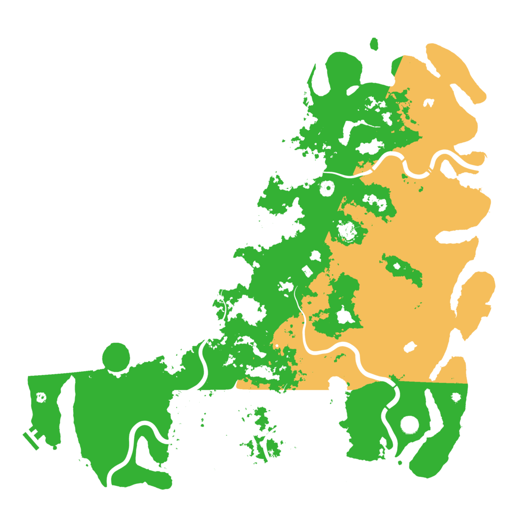 Biome Rust Map: Procedural Map, Size: 5000, Seed: 50265