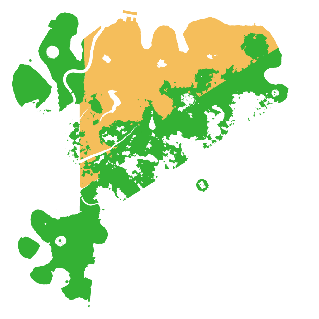 Biome Rust Map: Procedural Map, Size: 4500, Seed: 473000581